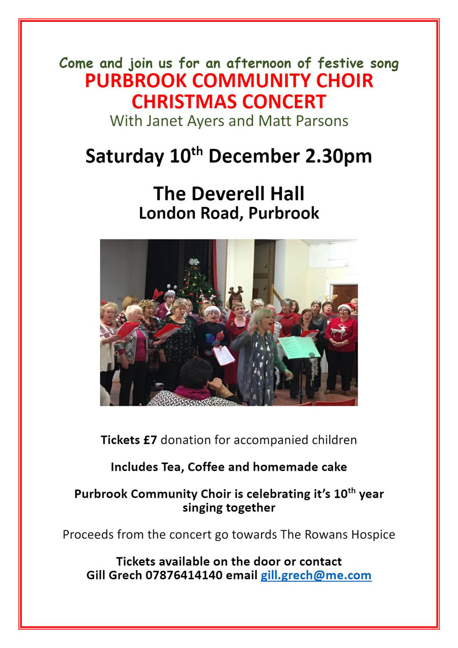 Festive Musical Concert December 2022 in support of the Rowans Image 2