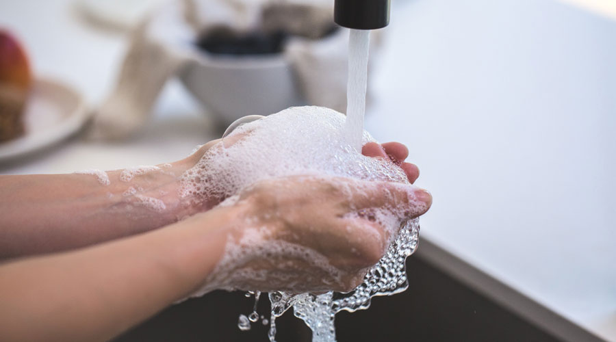 Wash your hands to help prevent the spread of Coronavirus