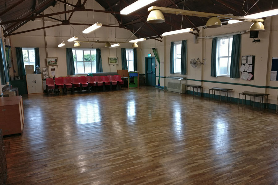 Main Hall inside picture at Deverell Hall