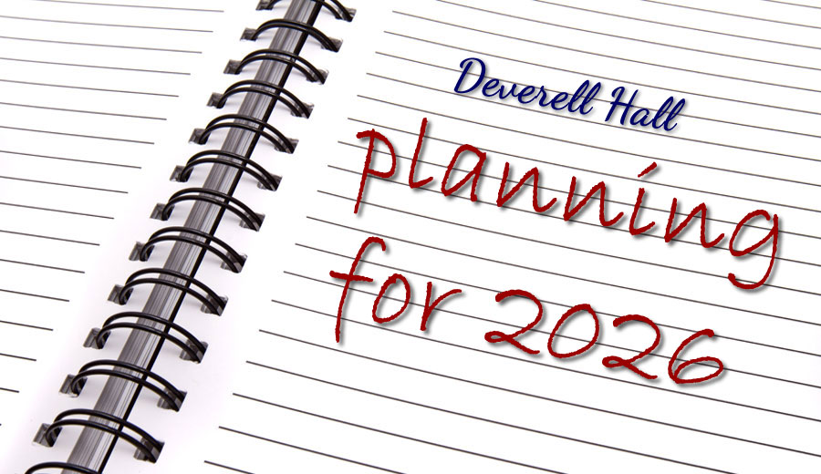 Planning ahead for 2026