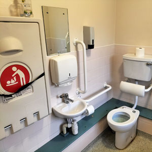 Disabled and Babychanging Facilities & Toilet Ground Floor