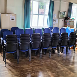 Chairs in Main Hall